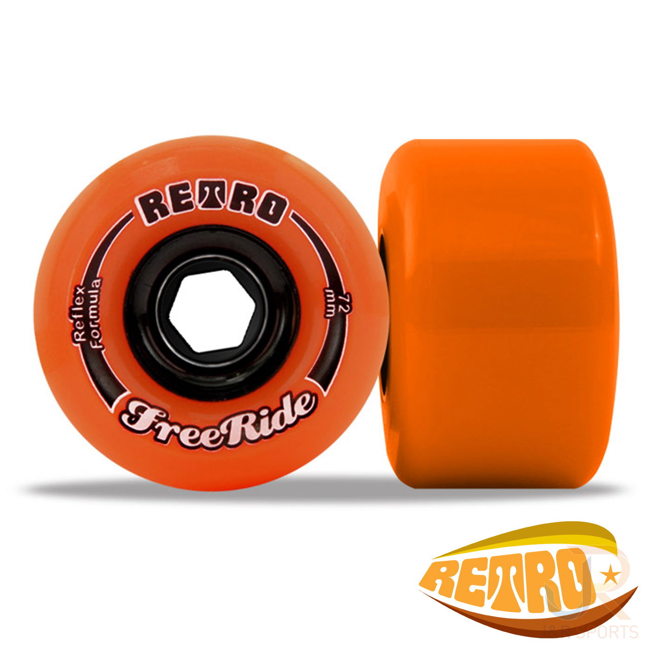 Retro FreeRides Orange Plus 72mm 89a