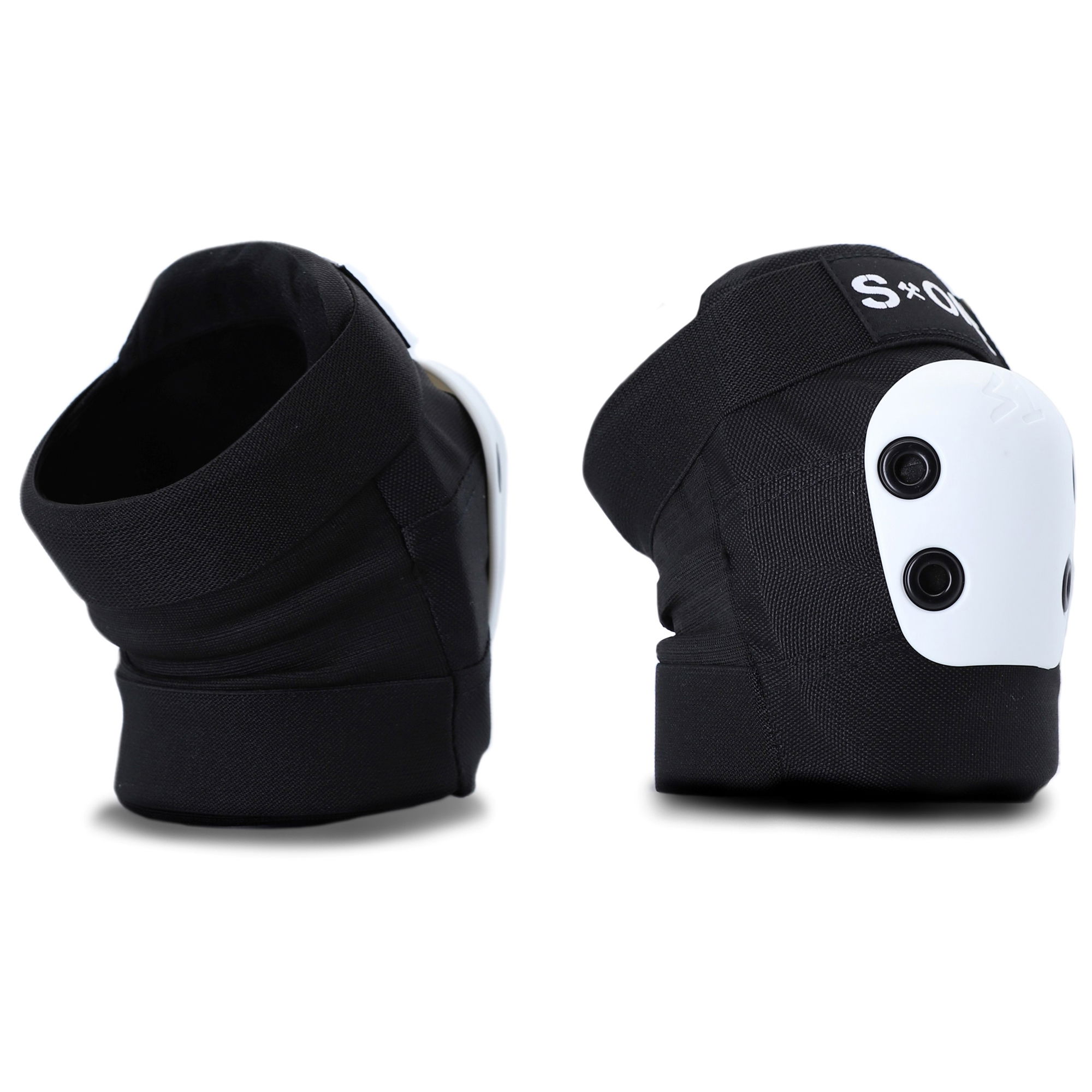 S1 ELBOW PADS - BLACK/WHITE - X LARGE