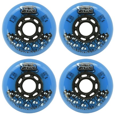 FR Street INVADER II Wheels - Blue