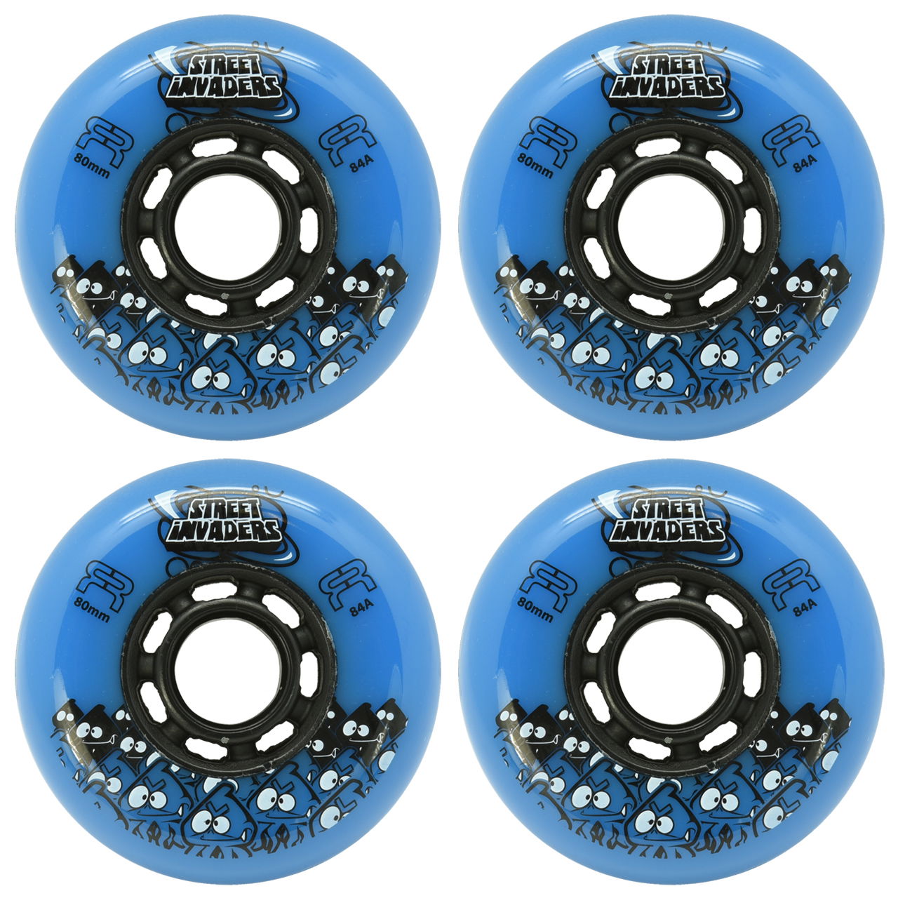 FR Street INVADER II Wheels - Blue