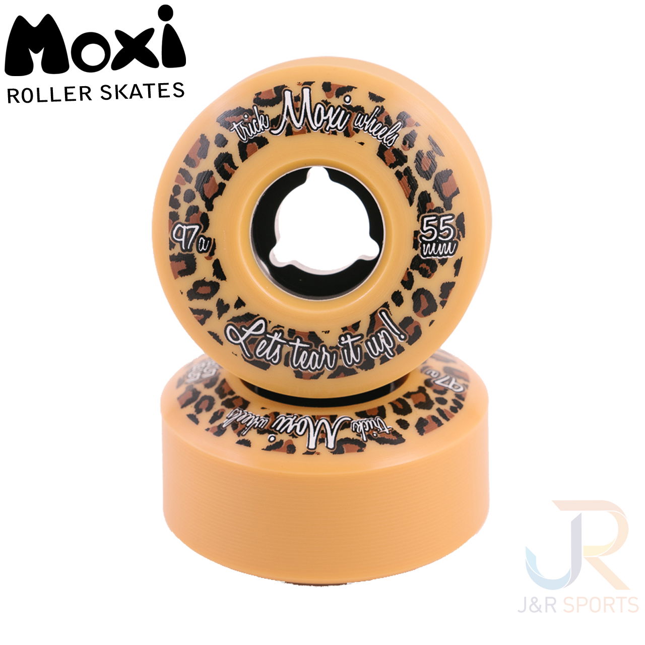 Moxi Roller Skate Street Wheels - Leopard - Pair - MOX122931