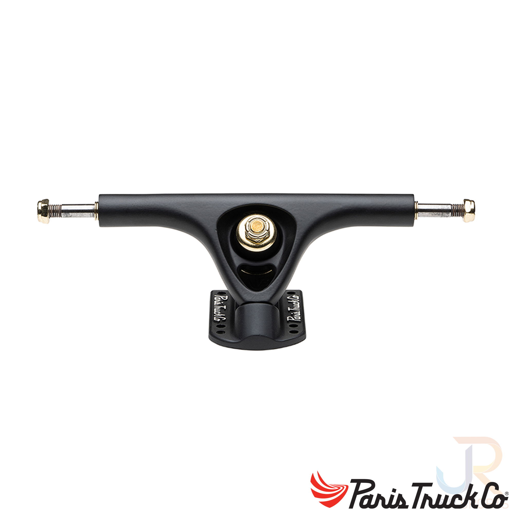 Paris Trucks - 180mm - Matt Black - Front - PTV3516