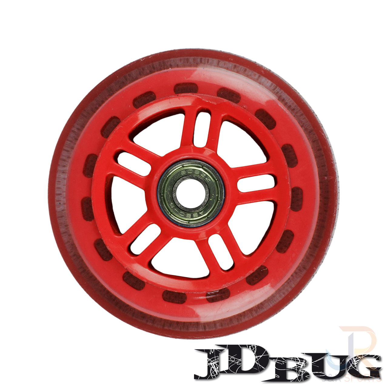 JD Bug Original Scooter Street - 100mm Scooter Wheels Red - JD6101RE