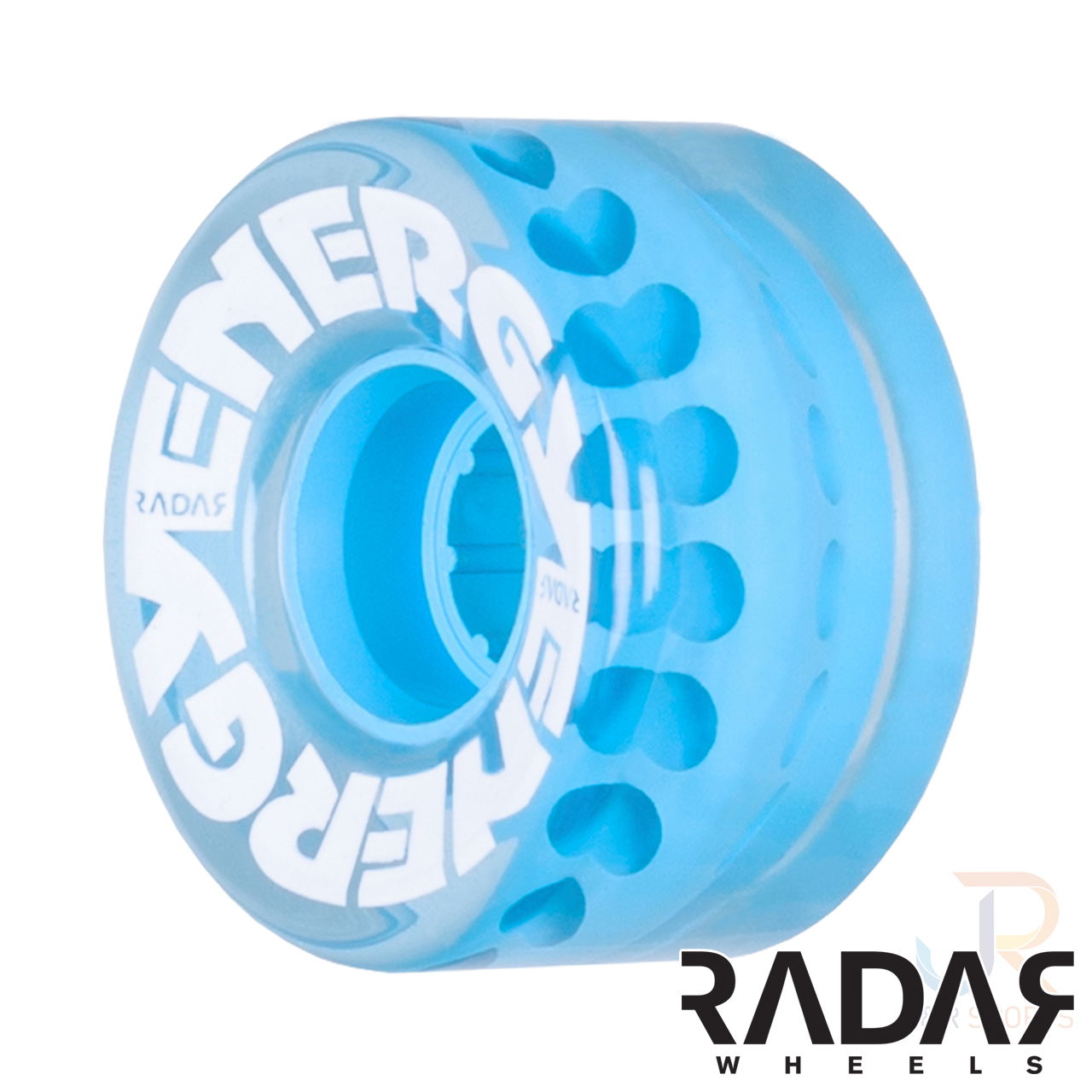 Radar Energy 57mm Clear Blue - Angled - RWRE57CLB