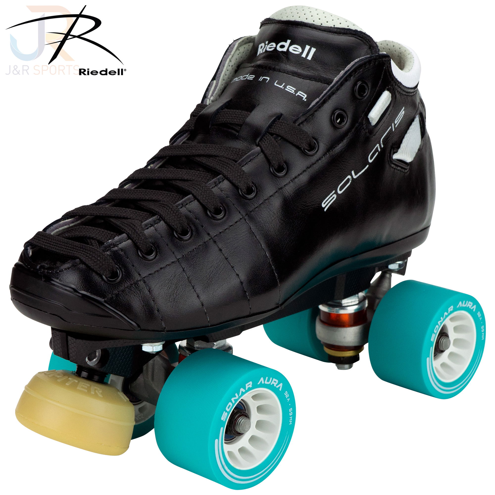 Riedell Solaris Sport Skates - Black - Width C/AA