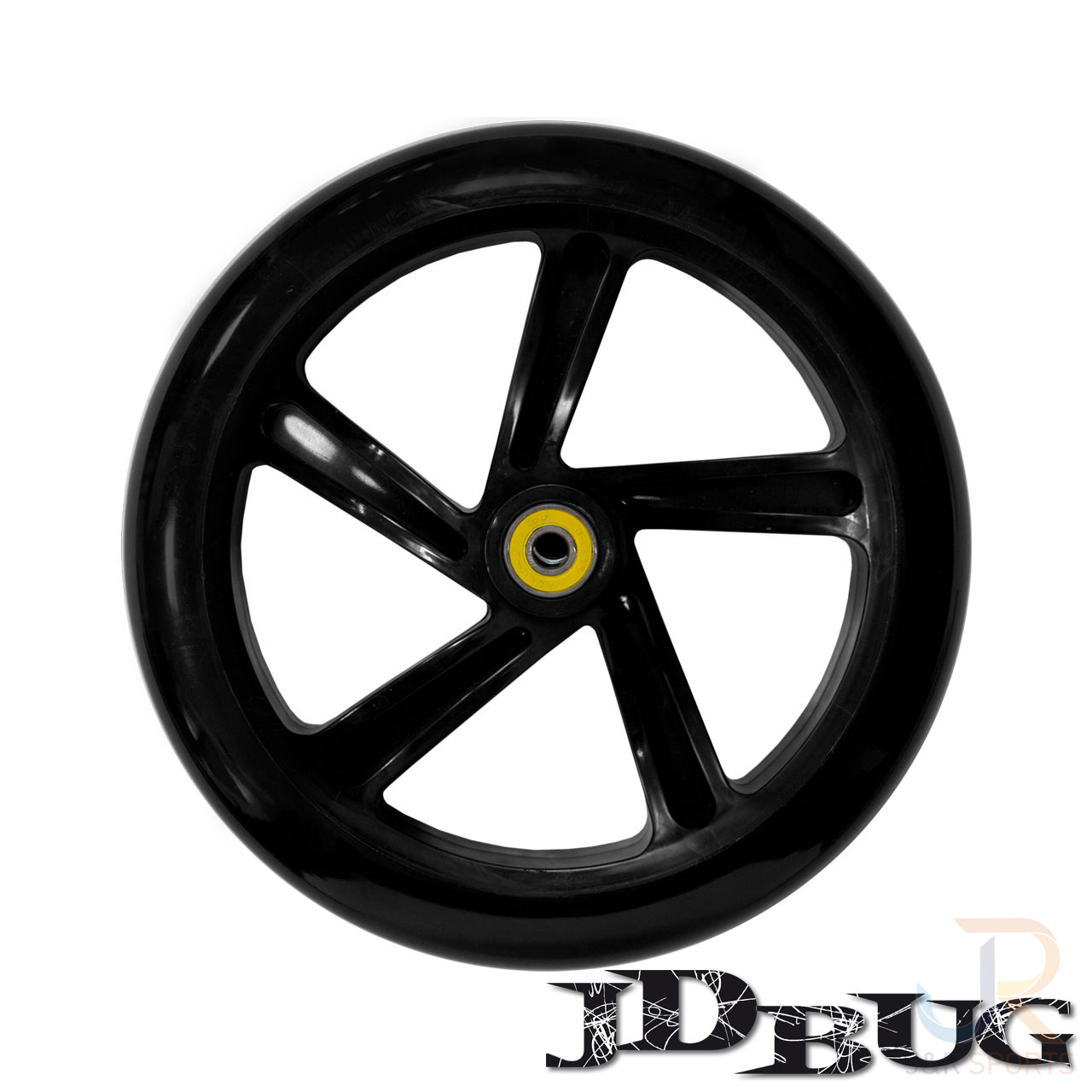 JD Bug Street 200mm Scooter Wheel - Black - JD200-6101BK