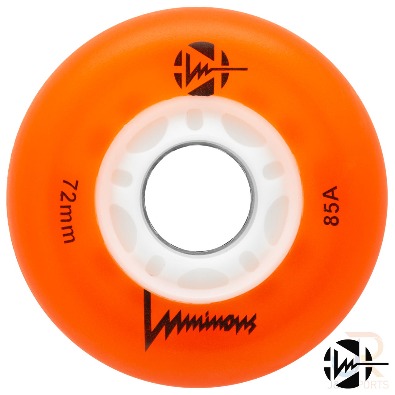 LUMINOUS - LED INLINE WHEEL - ORANGE - 72mm/85a (UNIT)