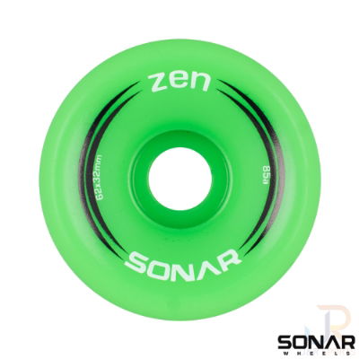 SONAR WHEELS (4) ZEN - GREEN - 62mm/85a