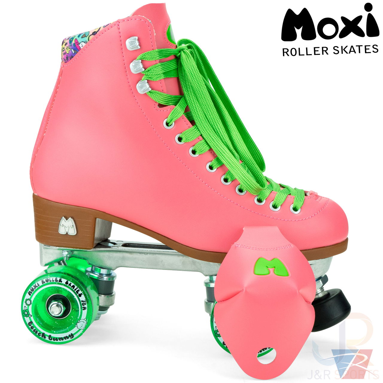 Moxi Beach Bunny Skates - Watermelon - ToeCap - MOX493551010