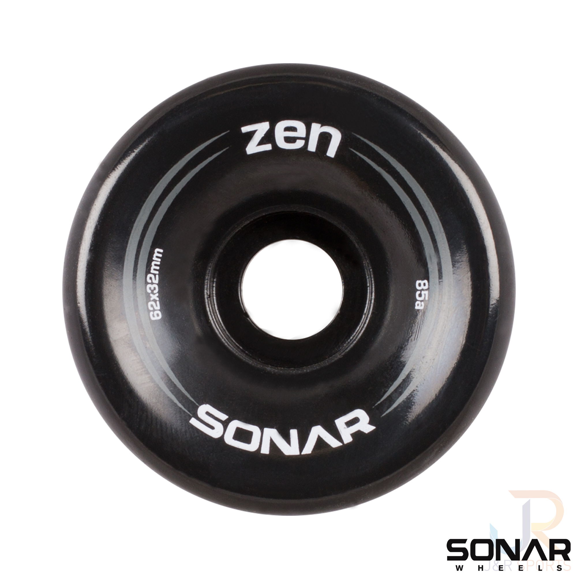 SONAR WHEELS (4) ZEN - BLACK - 62mm/85a