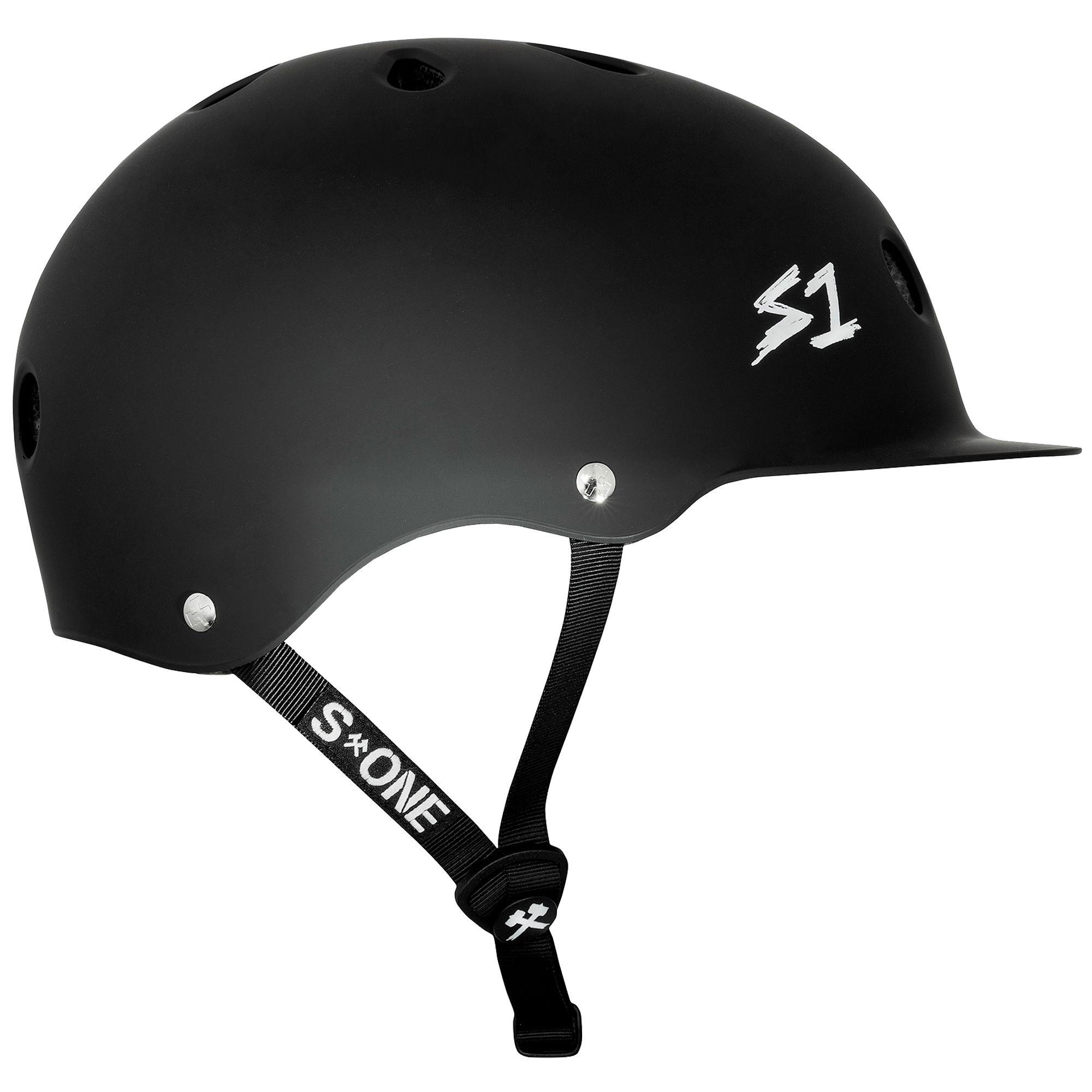 S1 Lifer Brim Helmets - Black Matt