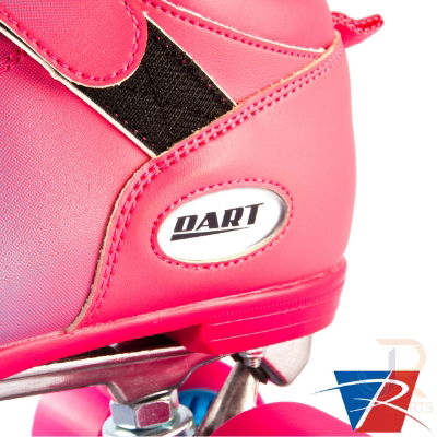 Riedell Dart Ombre - Blue Pink - Heel View
