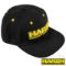 Harsh SnapBacks - Black - Angled - HA205-162