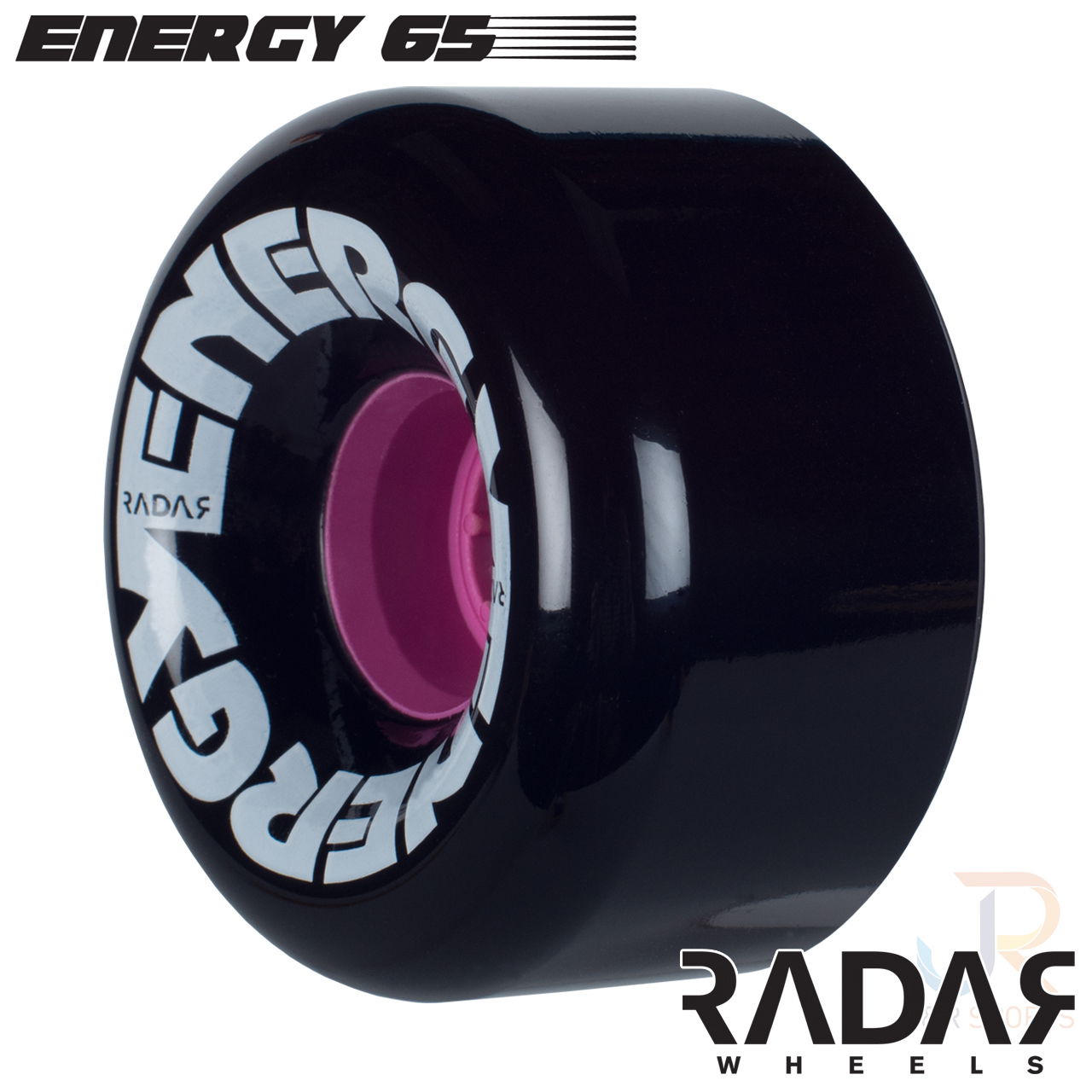 Radar Wheels Energy 65 Black - Angled - RWRE65BK