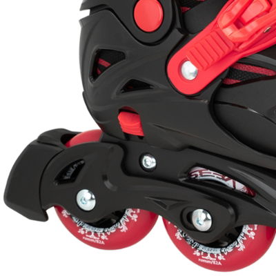 Seba STJ Junior Adjustable In-Line Skates - Black/Red