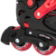 Seba STJ Junior Adjustable In-Line Skates - Black/Red