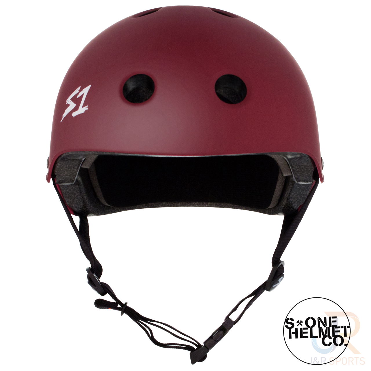 S1 LIFER Helmet - Matt Maroon - Front View - SHLIMMA