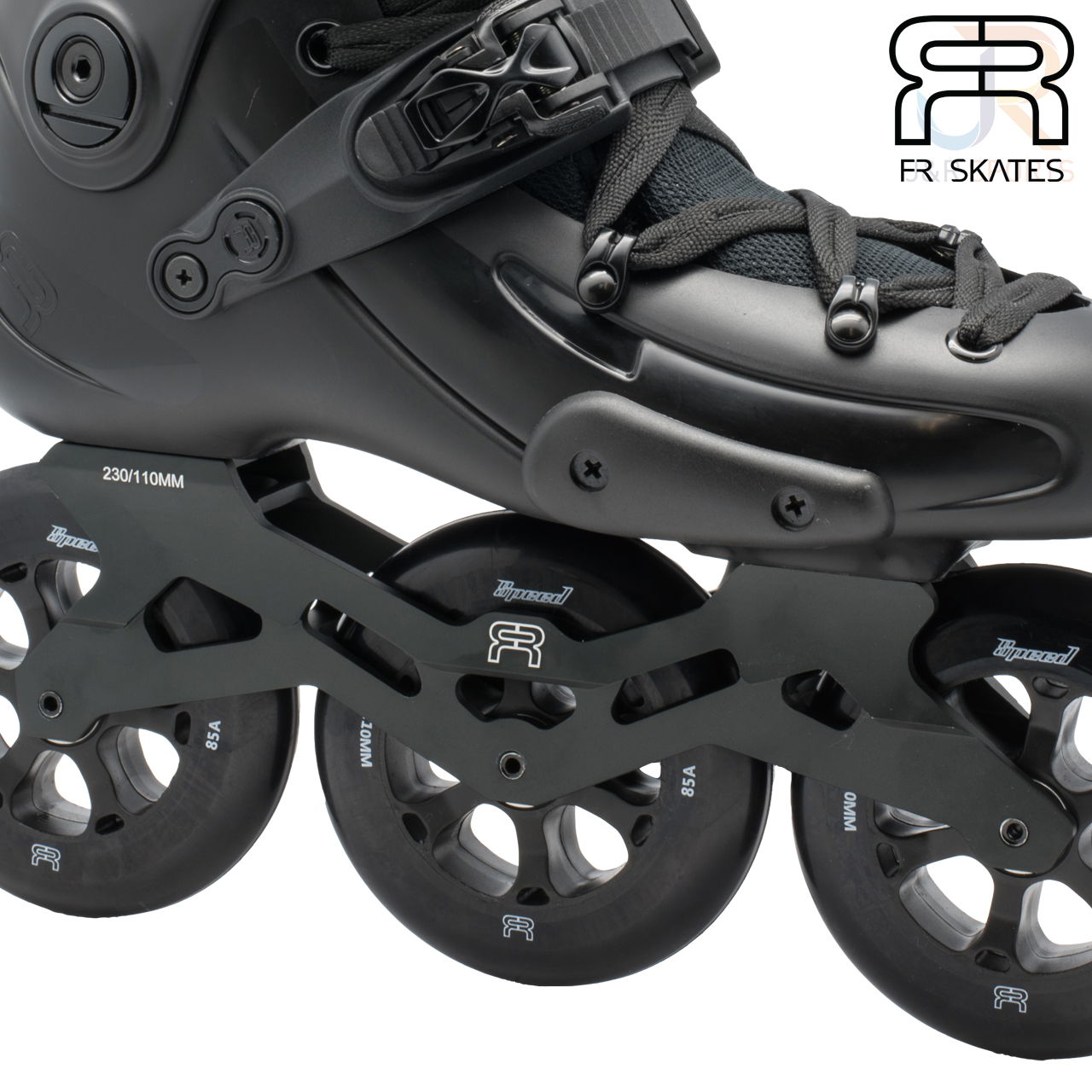 FR Skates - FR 1 310 - Black - Frame Detail - FRSKFR1310BK