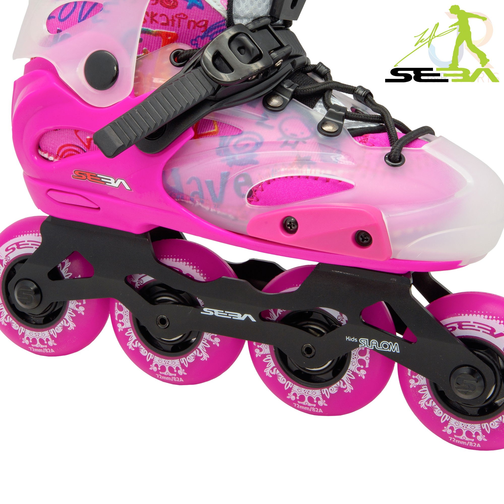 Seba ST MX Junior Adjustable In-Line Skates - Pink