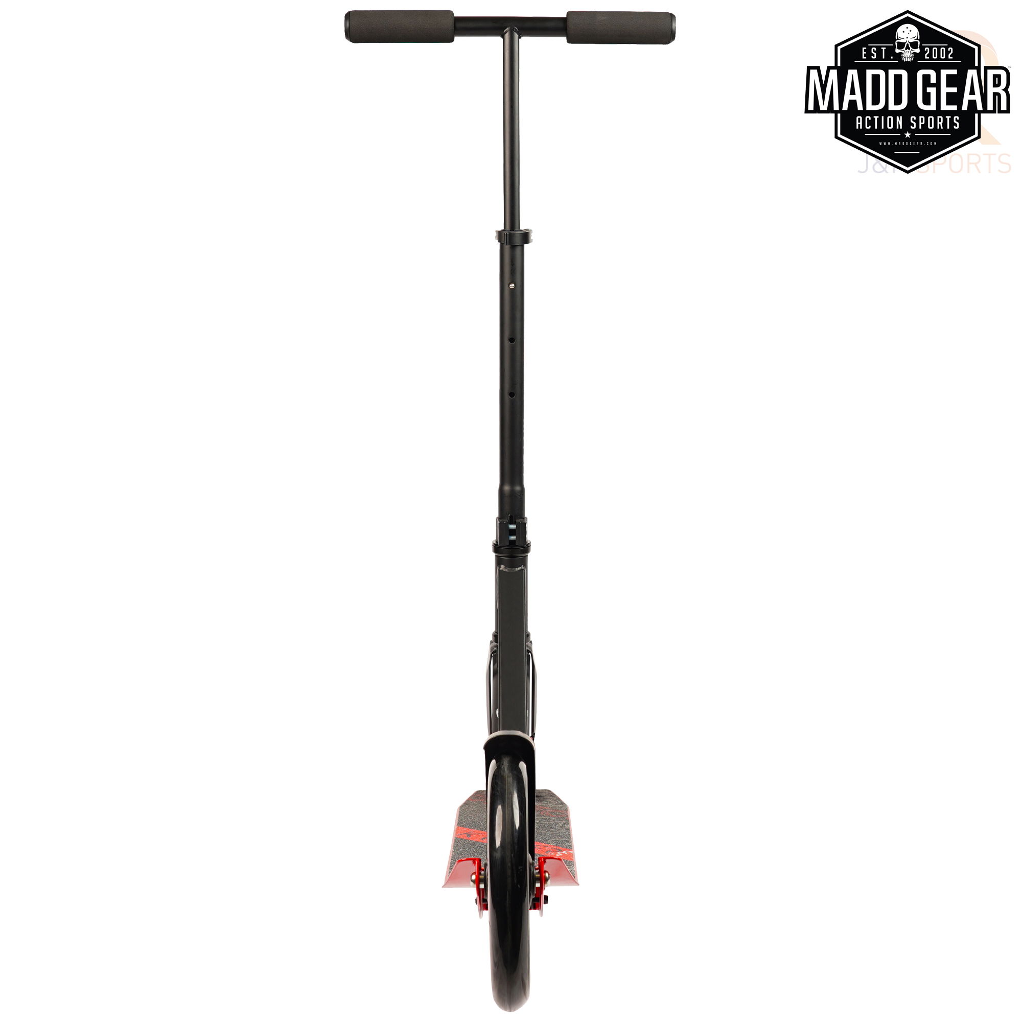 Madd Gear CARVE Kruzer 200 - Black Red - Rear View - MGP207-578