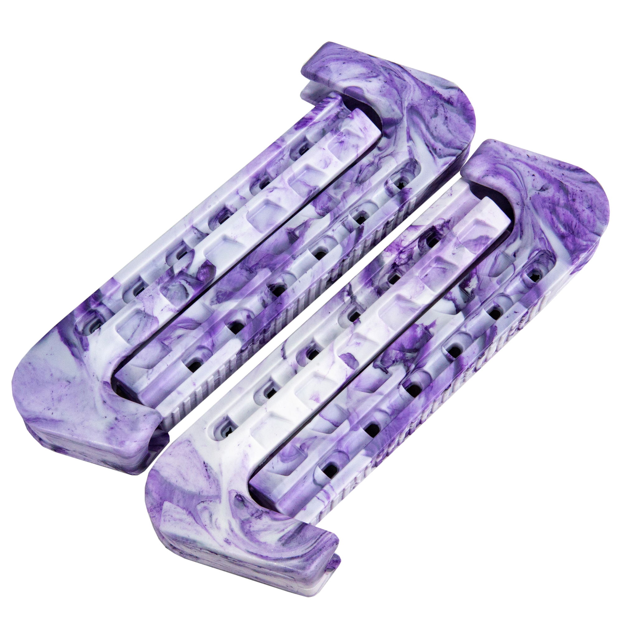 XCESS ADJUSTABLE SKATE GUARDS - MARBLE - PURPLE