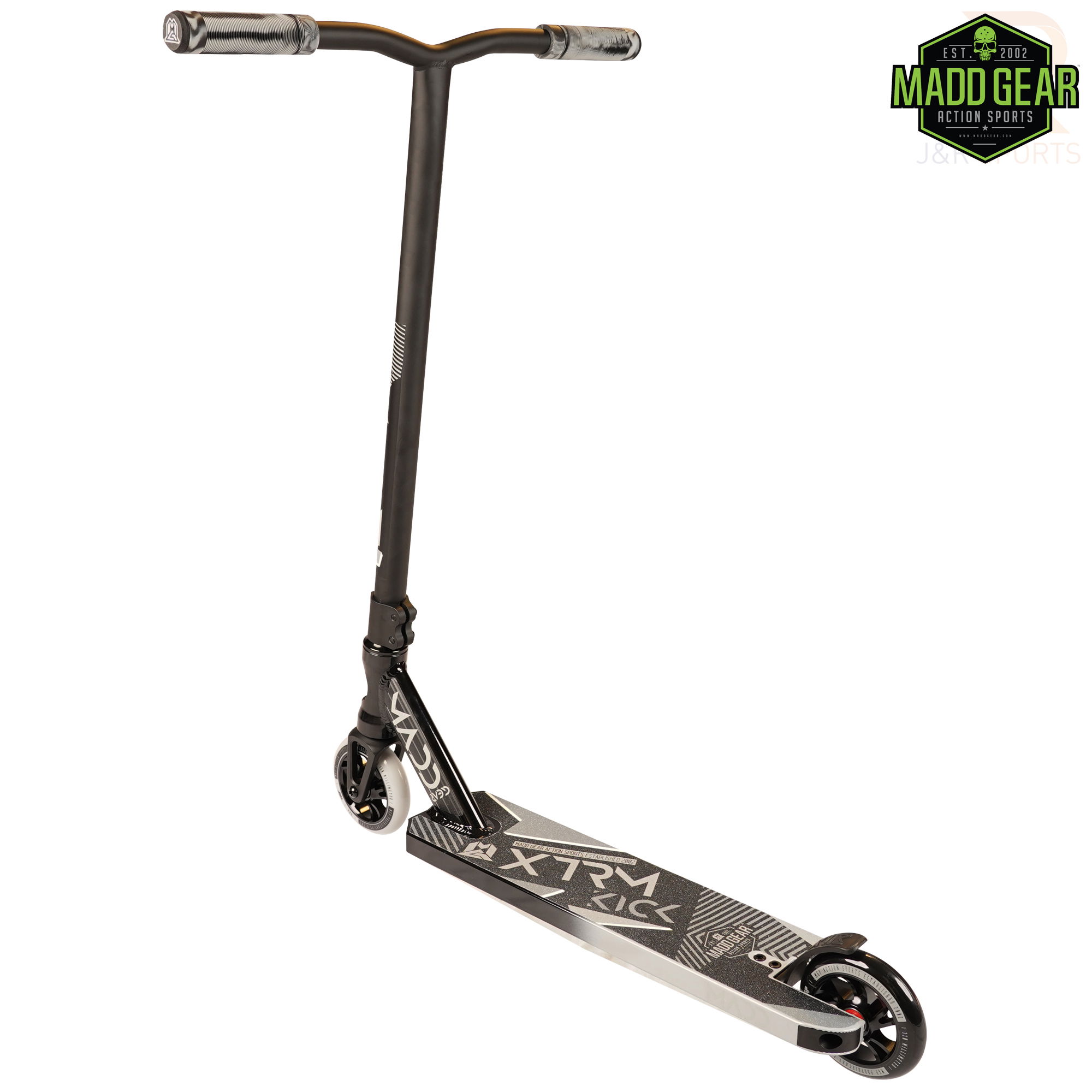 Madd KICK EXTREME V5 - Black Silver - Rear Angled - MGP207-528