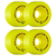 ROLLERBONES - TEAM LOGO YELLOW (8) - 62mm/101a
