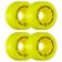 ROLLERBONES - TEAM LOGO YELLOW (8) - 57mm/98a