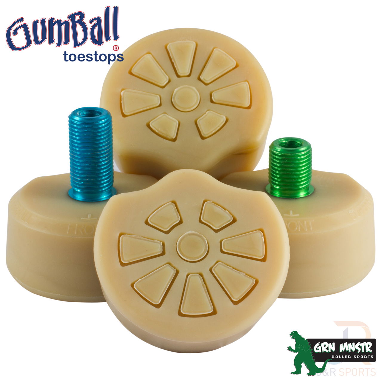 Gumball Superball Toe Stops - Coloured 2 - GMGB122894