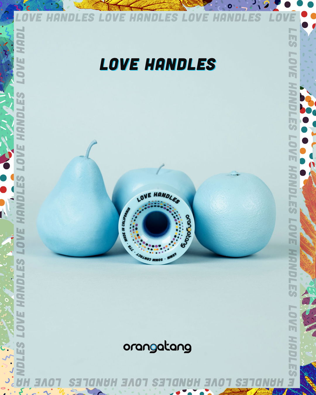 ORANGATANG "LOVE HANDLES" BLUE 65mm 77a (Set 4)