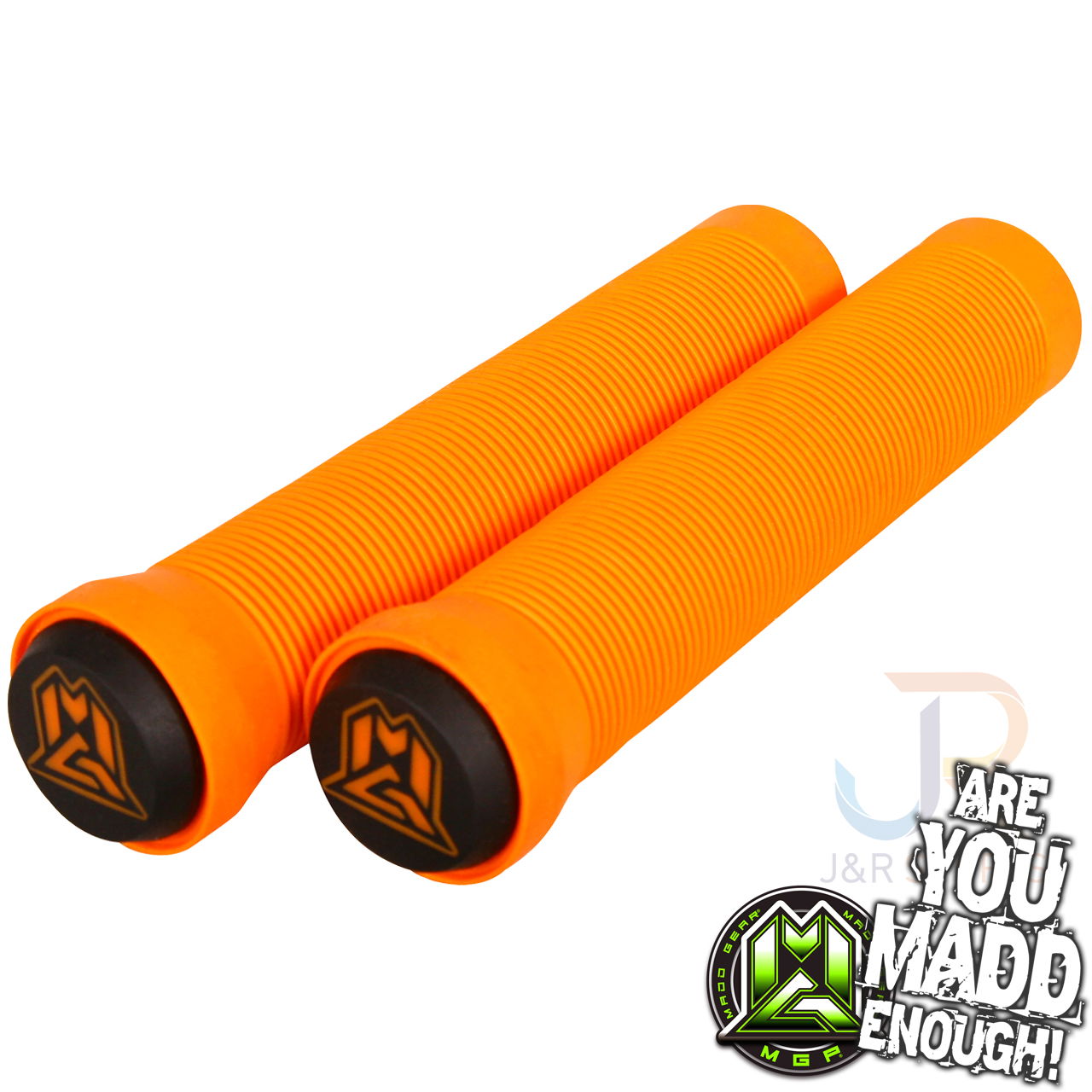 MGP Grind Grips inc Bar Ends - Orange 204-561