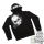 Corpo Skull Hoodie Black White