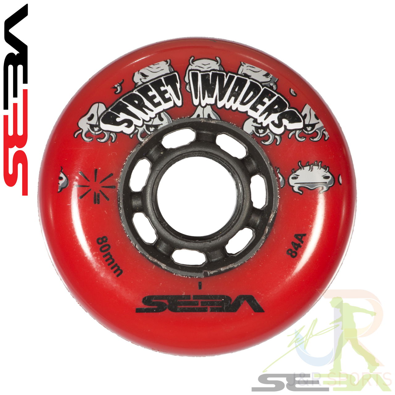 Seba Street Invader Wheels Red