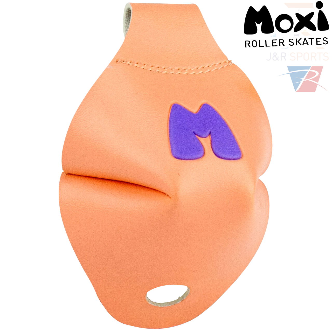 MOXI Beach Bunny Toe Caps - Peach - Angled - MOX123159