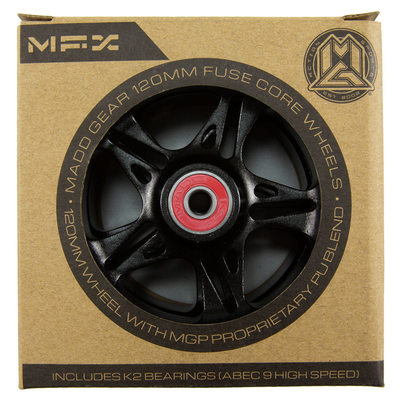 MFX FUSE Core 120mm Wheels - Boxed - MGP207-068