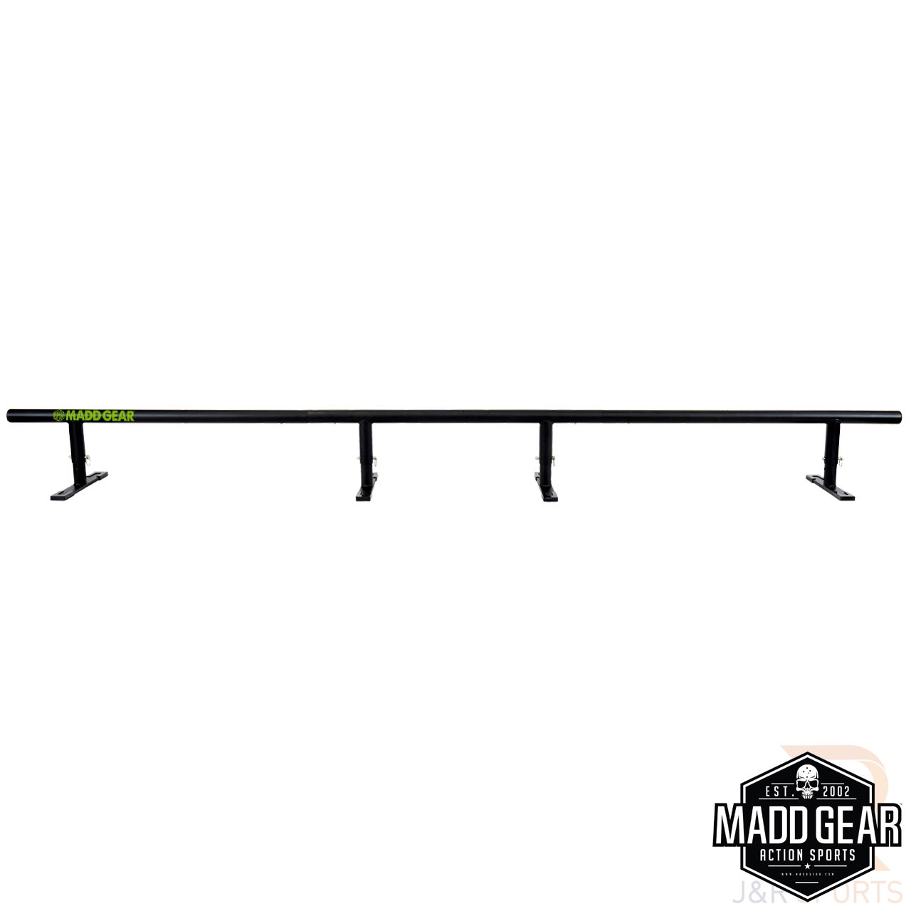 Madd Gear Ninety9 Grind Rail - Black - Side View - MGP207-135