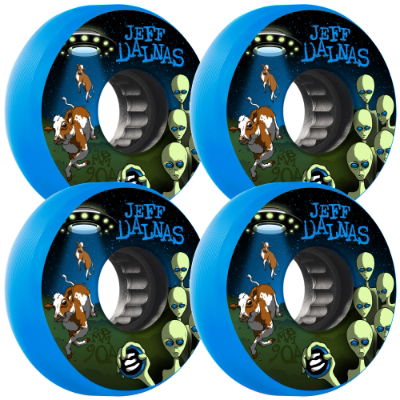EULOGY WHEELS - JEFF DALNAS ALIEN BLUE (4) - 58mm/90a