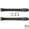 FR - SAFETY TOP BUCKLES - BLACK - 210mm (Pair)