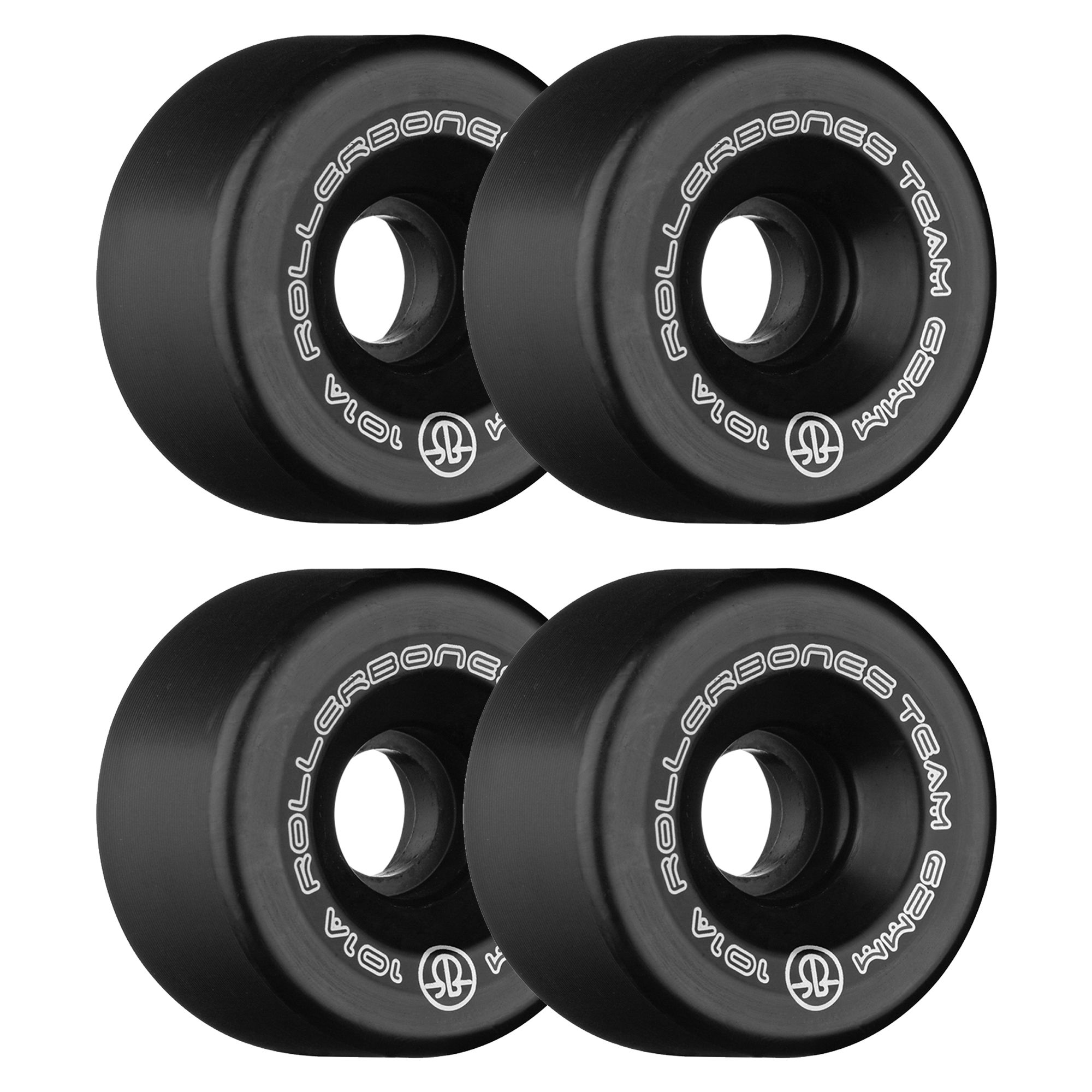 ROLLERBONES - TEAM LOGO BLACK (8) - 62mm/101a