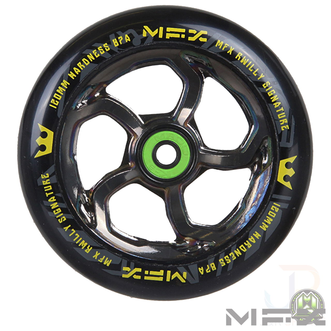 MFX R Willy Hurricane 120mm Wheel - Nickel - 205-096