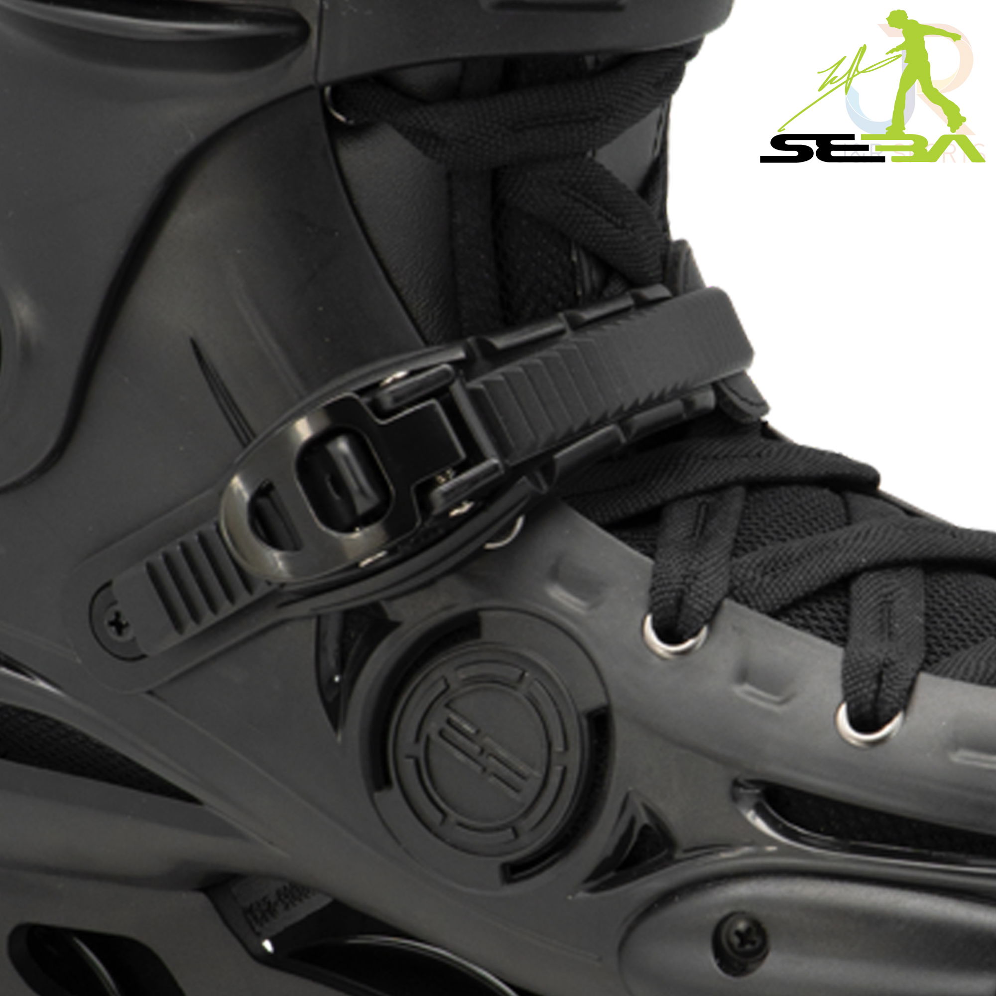 Seba E3 80 Premium - Black - Buckle Detail - SSK-E380PBK