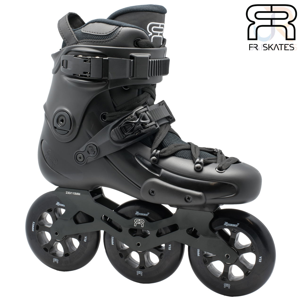 FR Skates - FR 1 310 - Black - Angled - FRSKFR1310BK