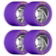 ROLLERBONES - TURBO ALU HUB WHEEL PURPLE (8) - 62mm/97a