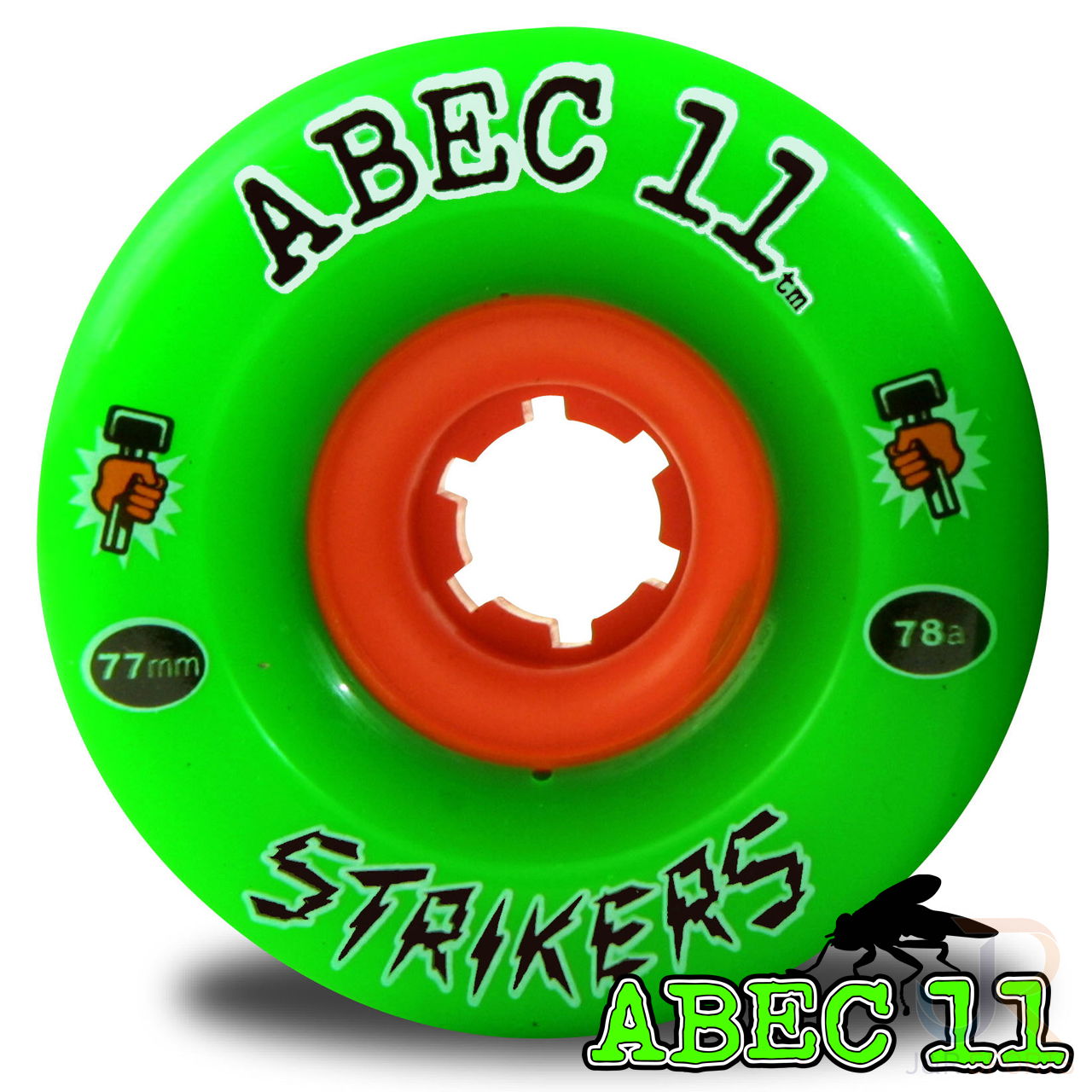 Abec 11 Strikers 77mm Single