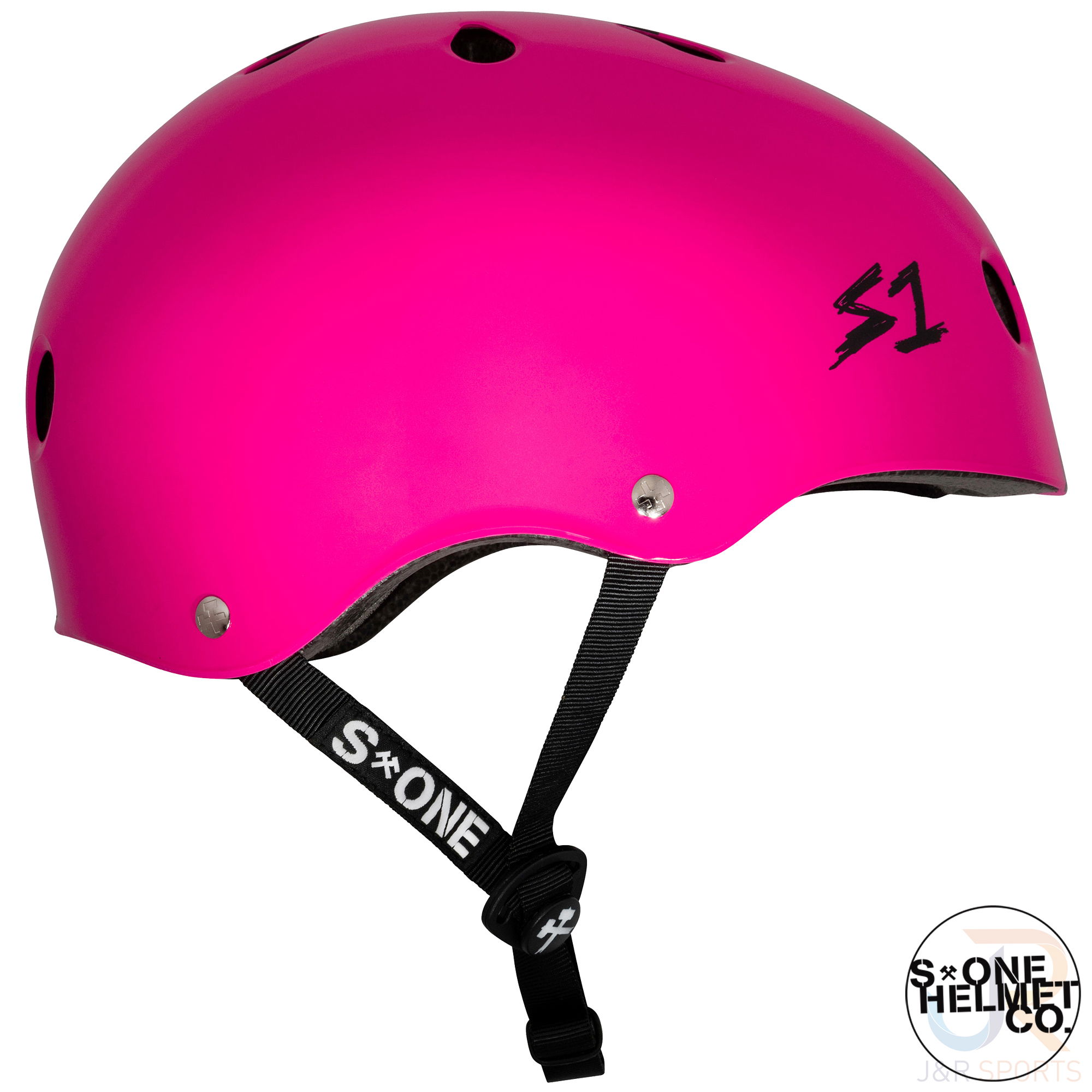 S1 Lifer Helmets - Pink Gloss with Black Checker