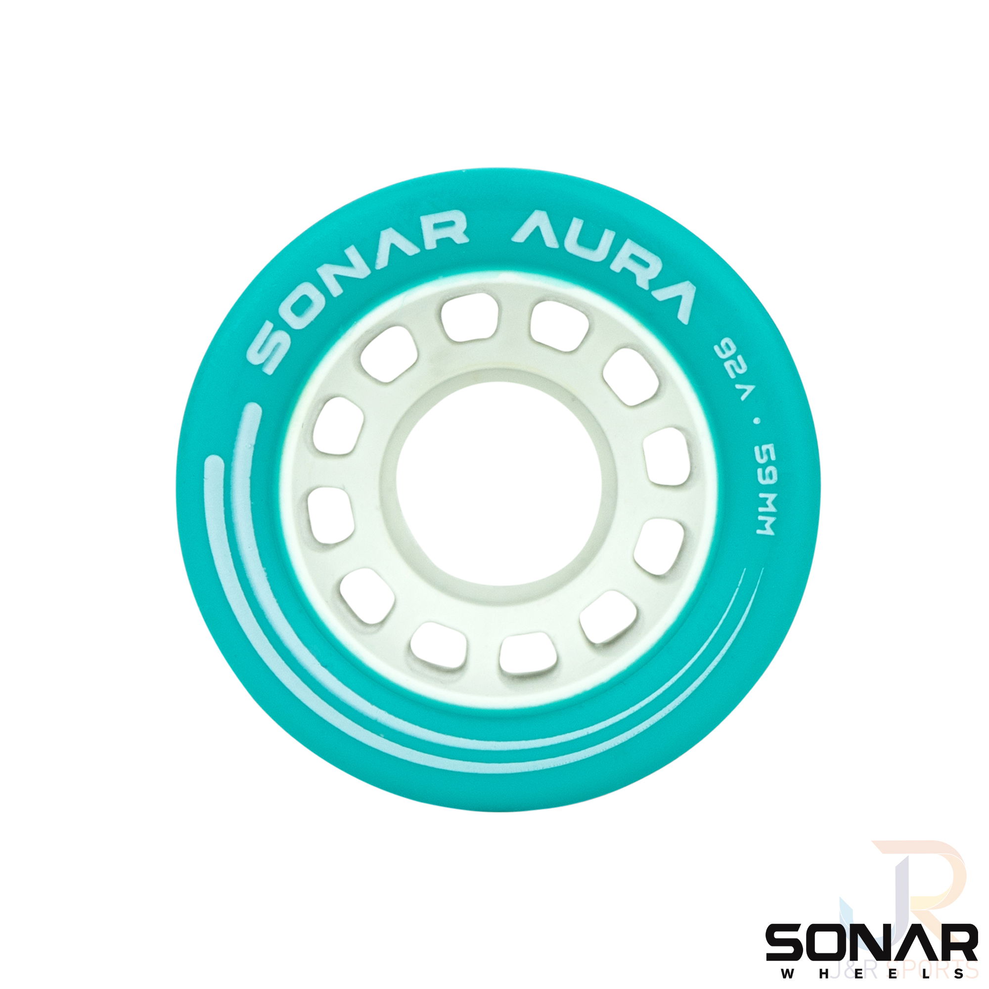 SONAR WHEELS (4) AURA - BLUE 59mm/92a