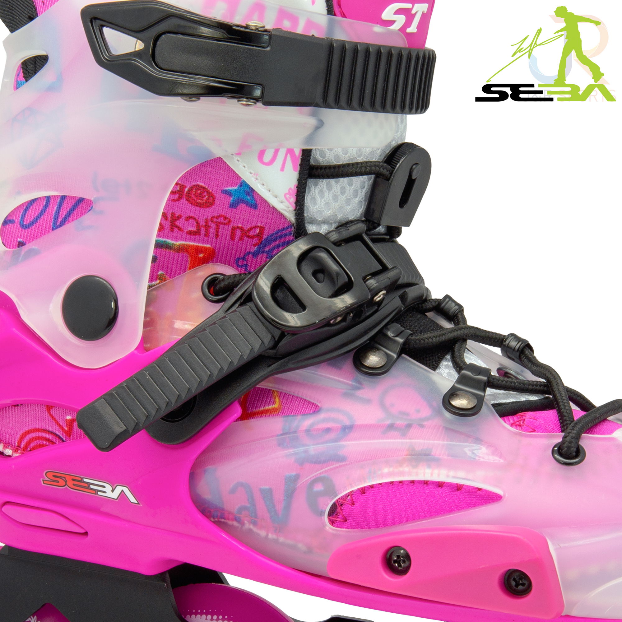 Seba ST MX Junior Adjustable In-Line Skates - Pink