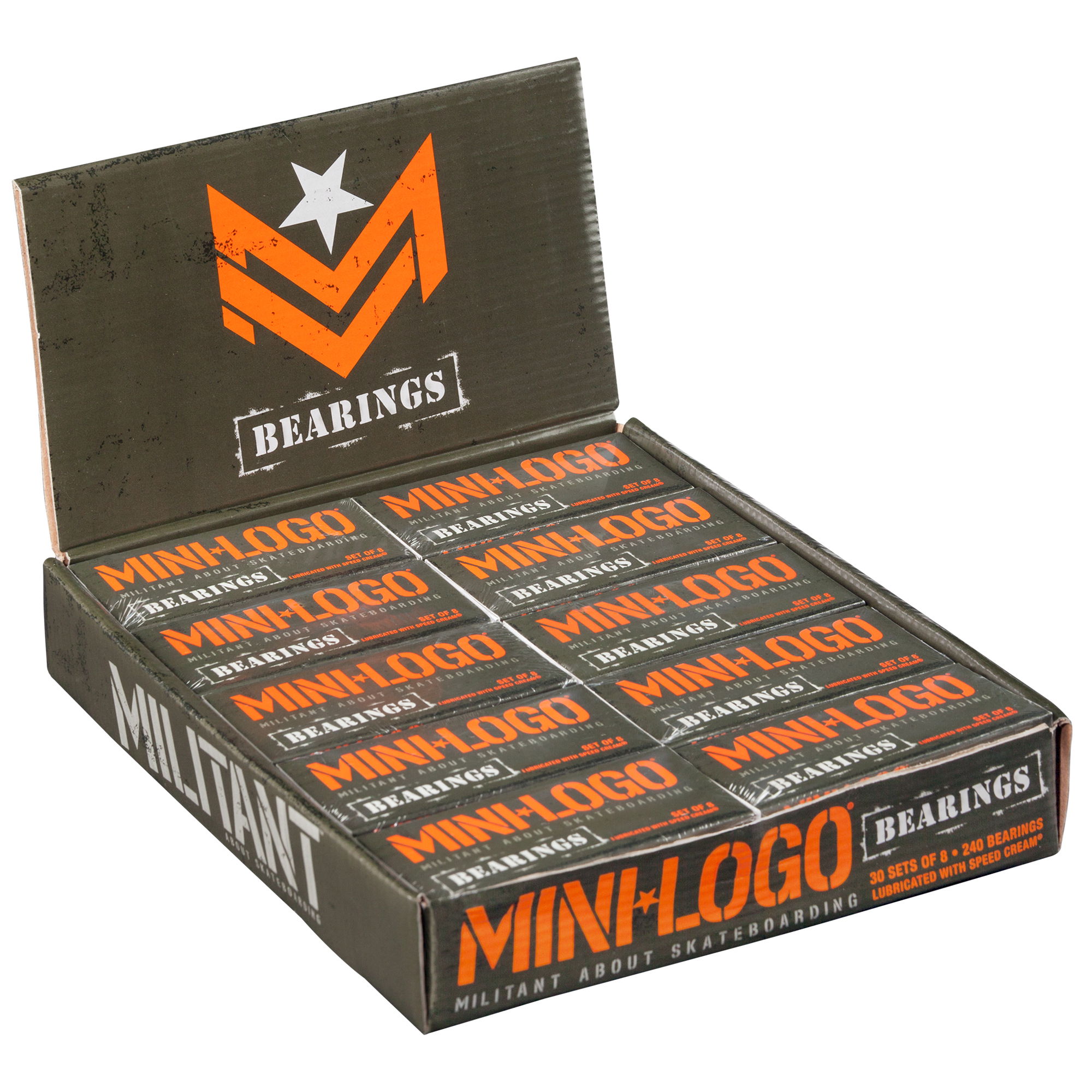 MINI LOGO BEARINGS - POP 30 - 8mm 8 PACK