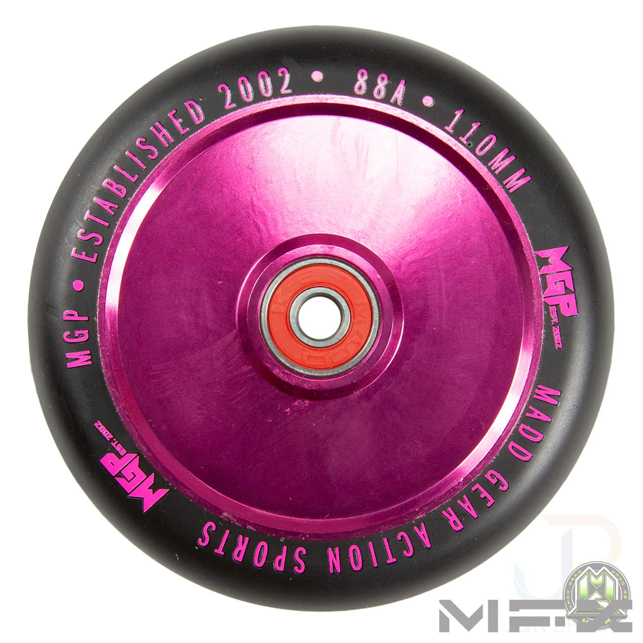 MFX CORRUPT Core 110mm Wheels - Pink Black - Face - MGP207-064