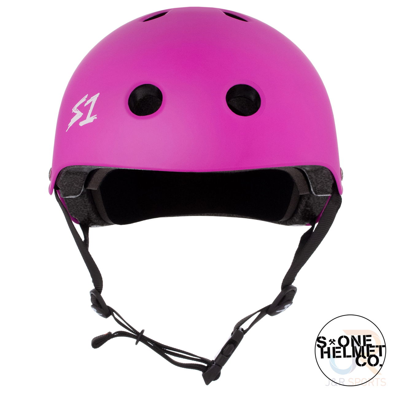 S1 LIFER Helmet - Bright Purple Matt - Front View - SHLIBPM